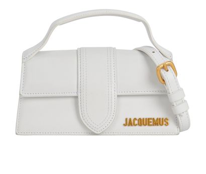 Le Bambino Mini Bag, &pound;220, Handbags, White, Leather, Front view
